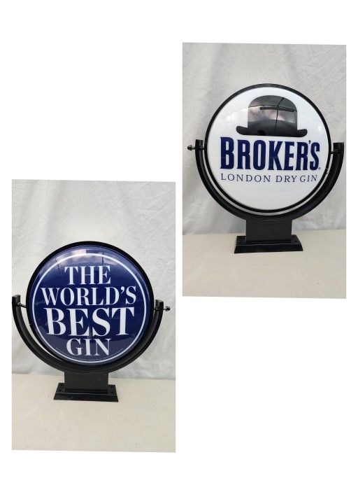 Bokers's London Dry Gin Restaurant Sign 26"