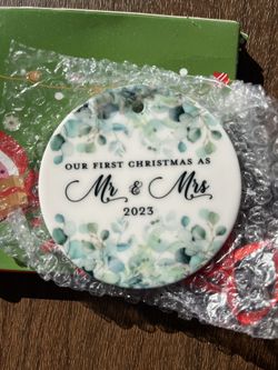 Our First Christmas - Porcelain