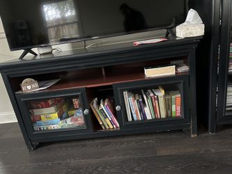 Tv Stand With Bookshelf