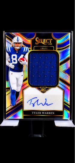 Tyler Warren 2025 Select Rookie Auto Patch Card/249