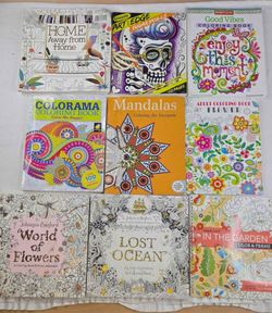 Adult Coloring books lot of 19