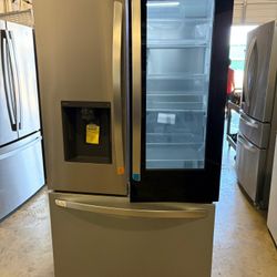 NEW LG SMART FRIDGE INSTAVIEW COUNTER DEPTH FRENCH DOOR 
