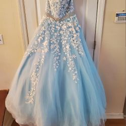 Special Price Party Dress MacDougall Designer Blue Color High Quality Size 8