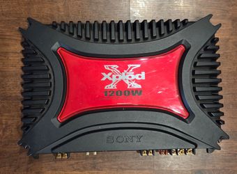 Sony Xplod 1200W Car Amplifier XM-2200GTX