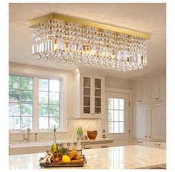 Modern crystal chandelier