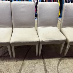 Four Beige Chairs