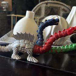 Vintage H G Toys 1979 Godzilla Battles The Tricephalon Action Figure