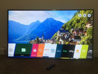 65” LG LED Flat Screen Smart Tv