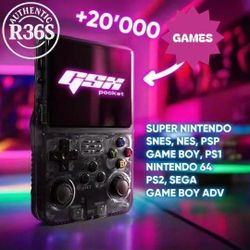 R36S SUPER NINTENDO,SNES, NES, PSP,GAME BOY, PS1,NINTENDO 64,PS2, SEGA,GAME BOY