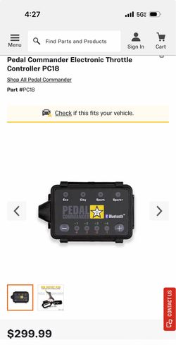 Pedal Commander PC18 Bluetooth Throttle Response Controller Ford Mustang 2011-2014
