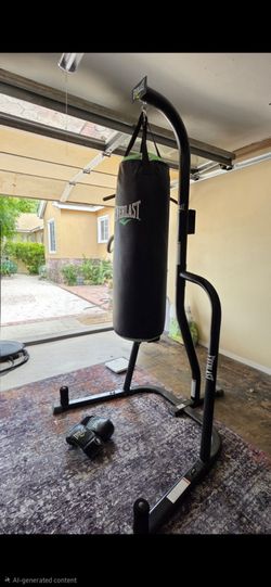 Everlast Dual station stand with heavy bag