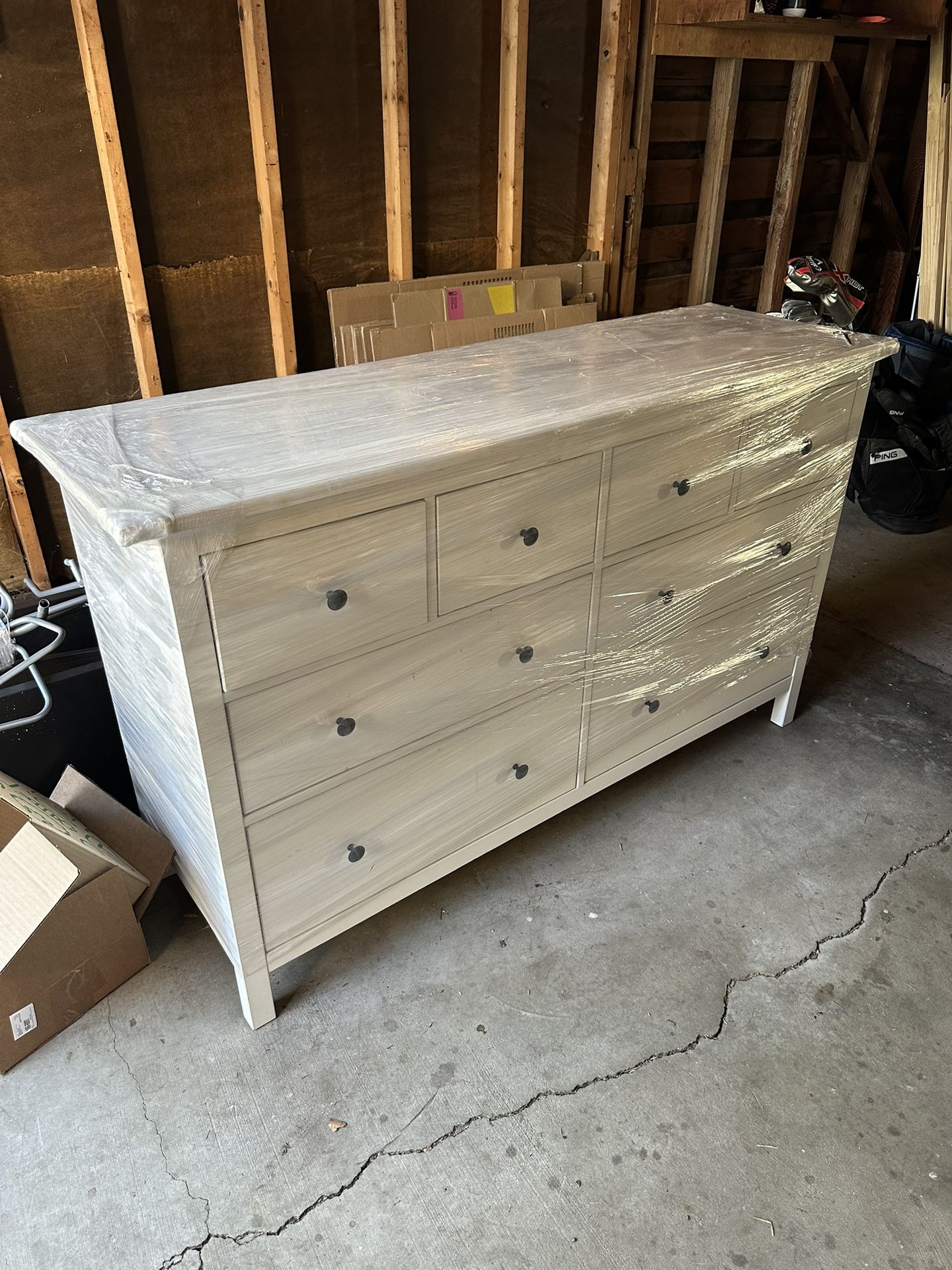 Large White Dresser