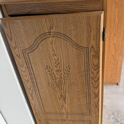 One wheat cabinet