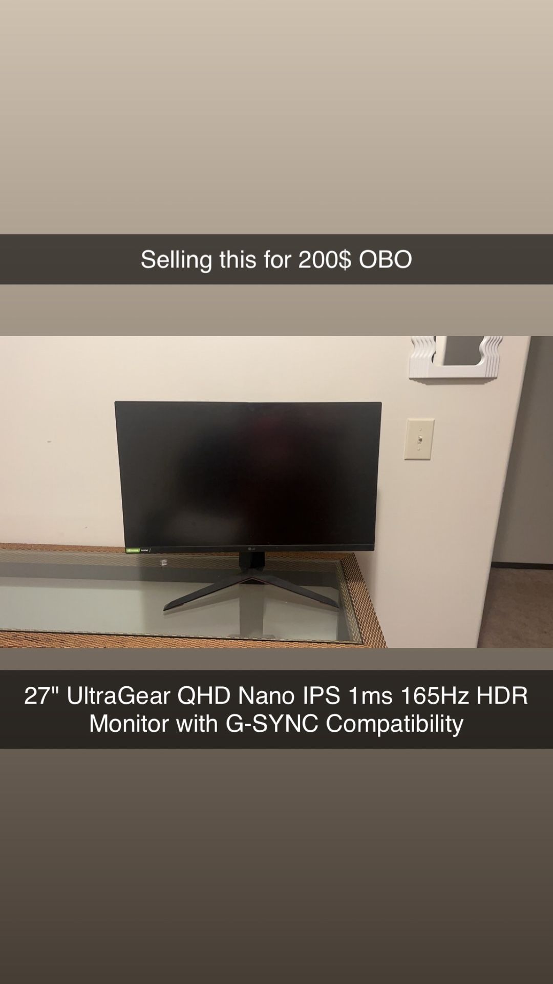 27” UltraGear Monitor