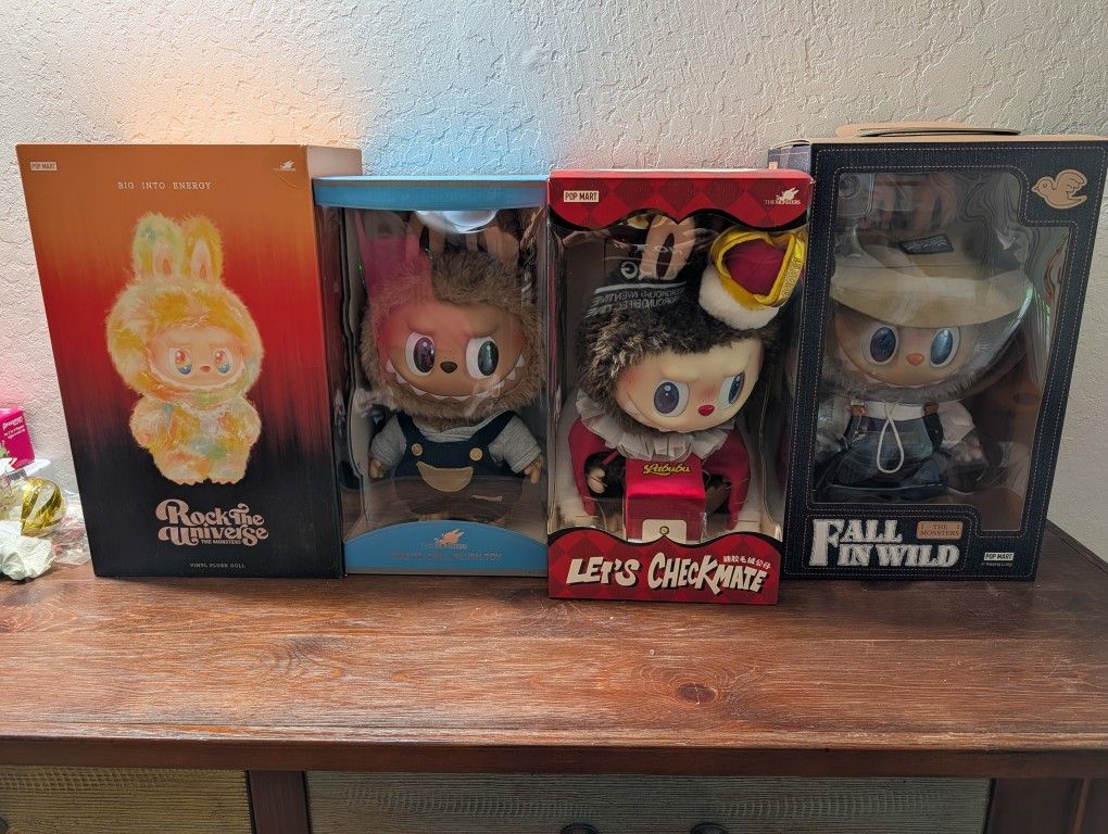 labubu monsters not open in original package