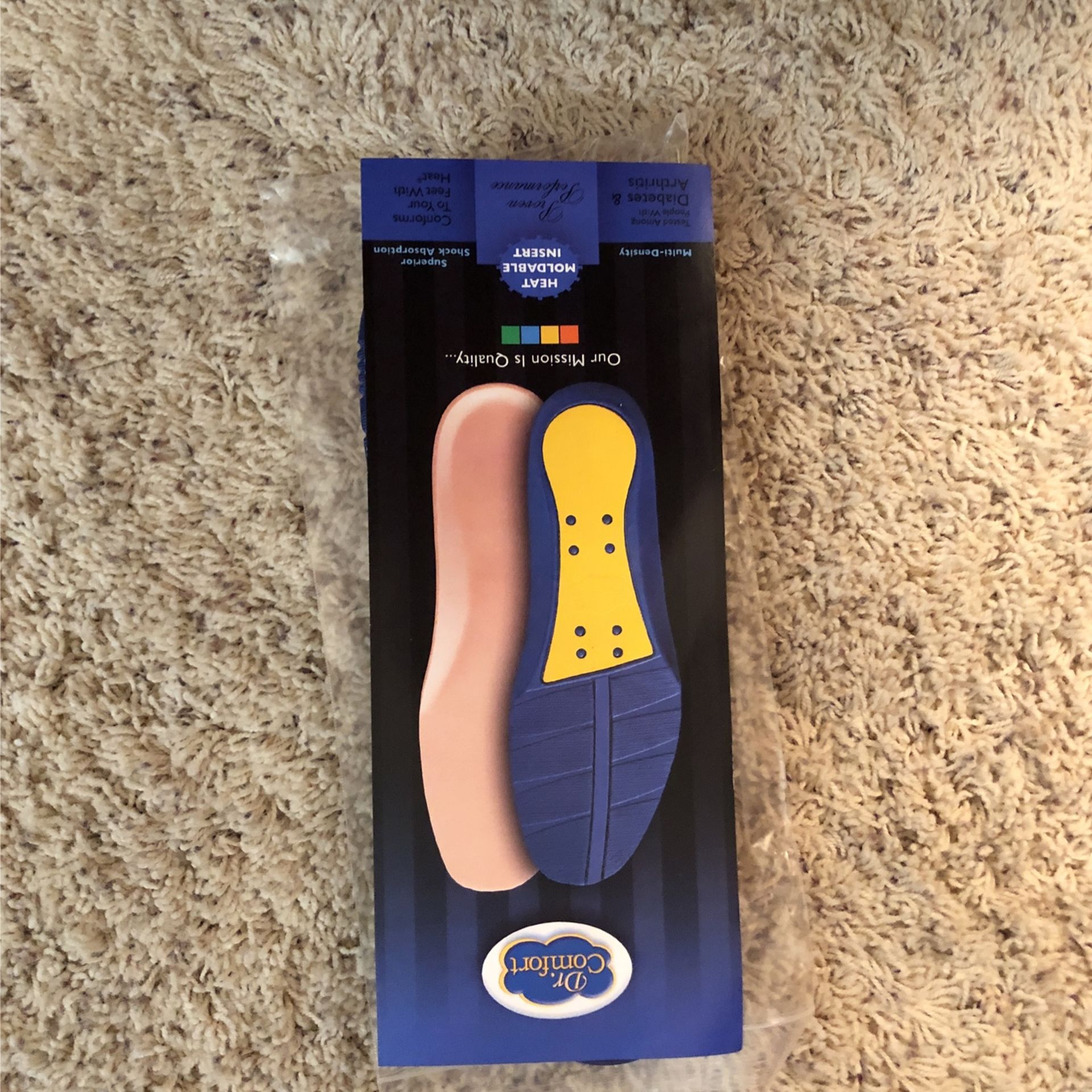 Dr. Comfort Heat Moldable Shoe Inserts PRICE REDUCED!!