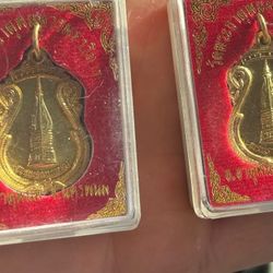 9k Gold Buddha Temple Pendants
