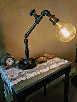 Steampunk lamp will deliver locally. Phoenix greater reasonable shipping