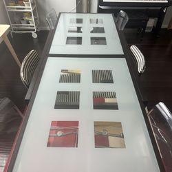 Modern Glass Table by Calligaris