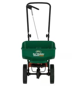 Scott’s Turf Builder Edgeguard Mini - Push Spreader for Seed, Fertilizer, Salt, Ice Melt
