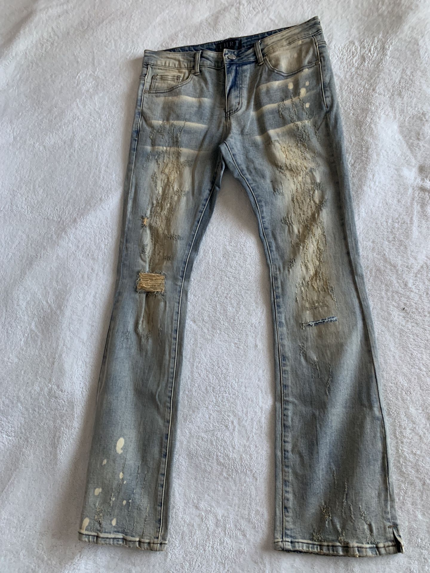 THRT Flared Stacked Fit Jeans