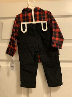 Carters Flannel Shirt Set
