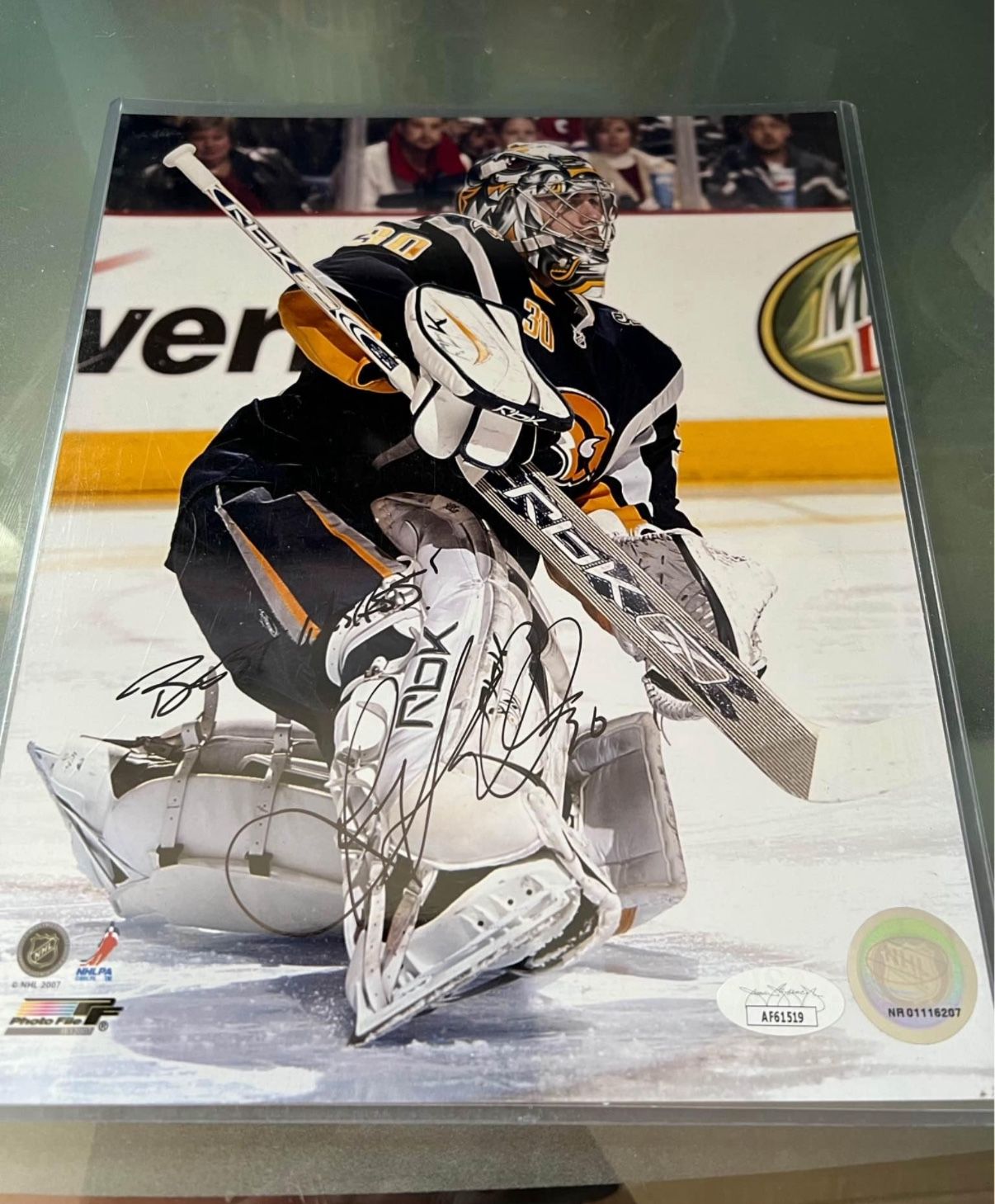 Buffalo Sabres Ryan Miller Signed 8x10