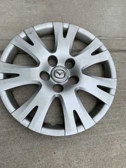 Mazda rim plastic covers