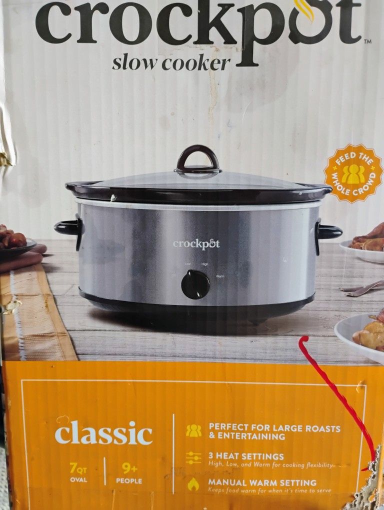 New Large Family Size Crock Pot