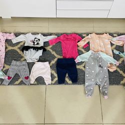 0-3 Months Baby Girl Clothes
