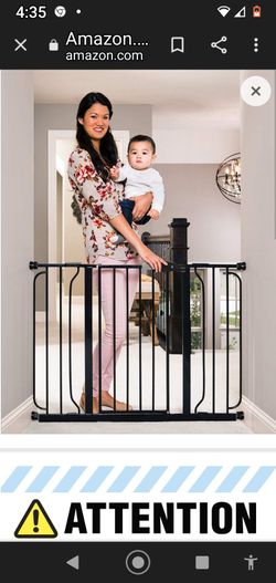 REGALO EASY STEP XTRA WIDE SAFETY GATE BABY PETS 