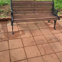 Patio bench