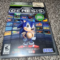 SEGA Sonic's Ultimate Genesis Collection Original Case & Box Art Xbox 360