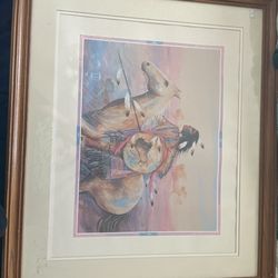 rare southwest/ western native american ! (artist Jim Prindiville) watercolor paintings