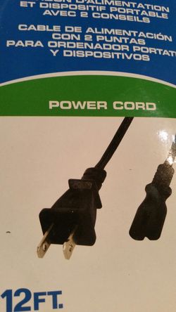 Ultra 2 prong power cord, notebook or other devices.