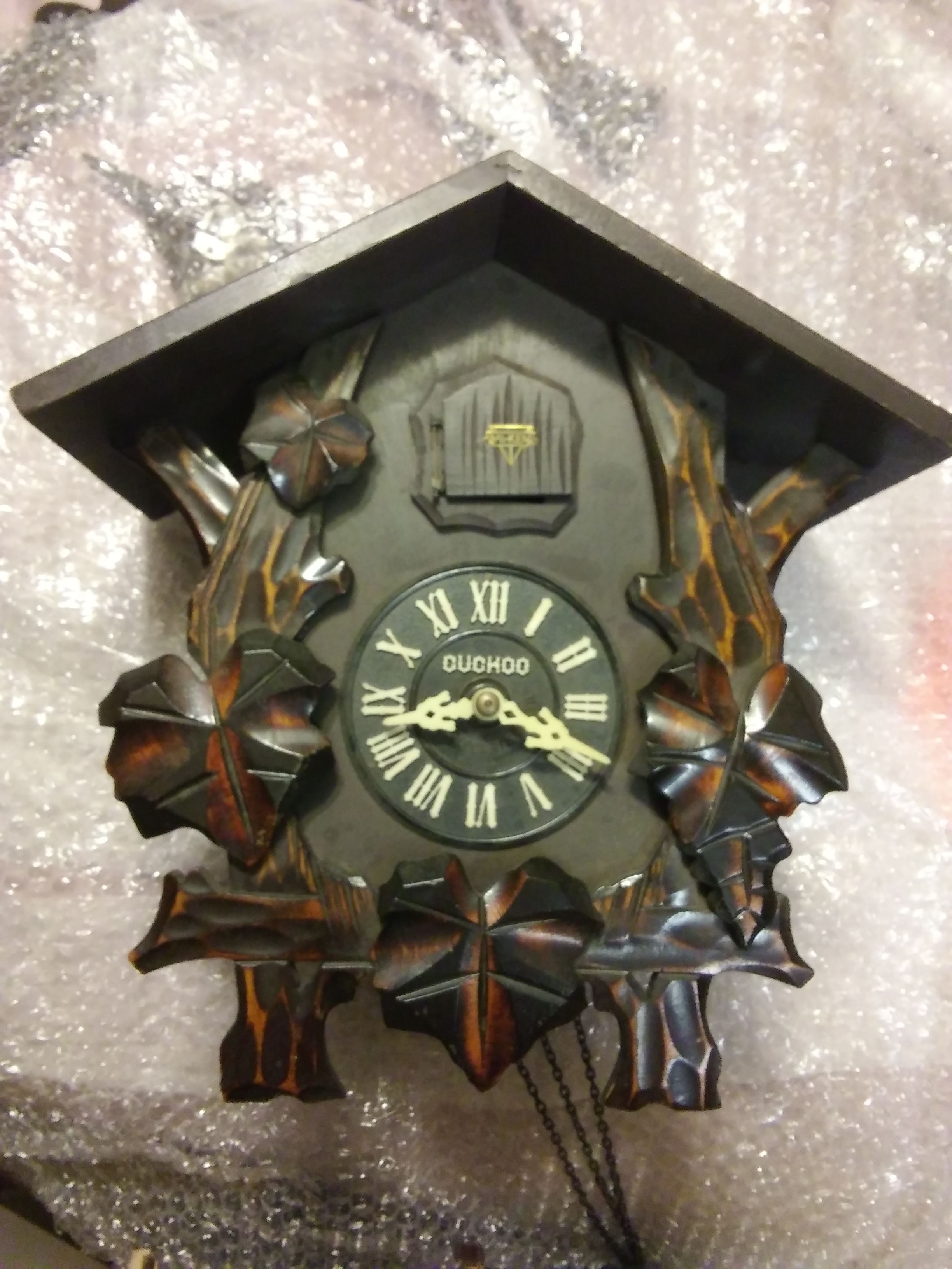 Vintage Mi Ken Cuckoo Clock