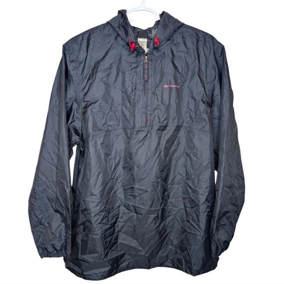 Quechua Foldable Dark Blue Raincoat Woman