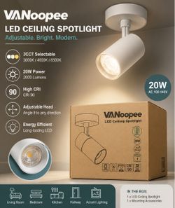 VANoopee LED Ceiling Spotlight 20W