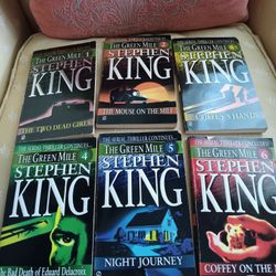 Stephen King The Green Mile 1-6 Book Set