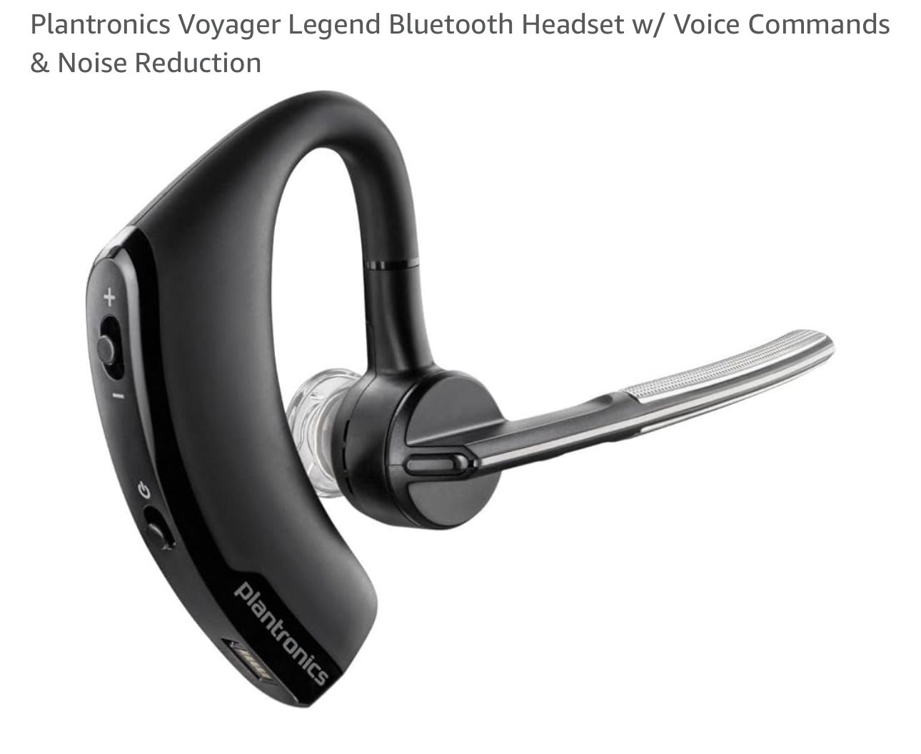 Plantronics Voyager Legend Bluetooth Headset - Active Noise Cancellation - No Box