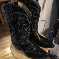 Vintage Tony Lama lizard Skin Boots