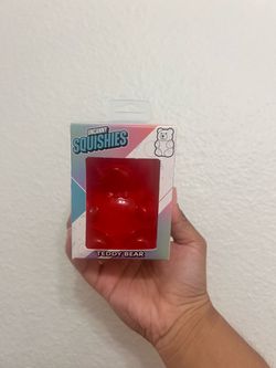 Red Uncanny Squishies Teddy Bear 🧸❤️