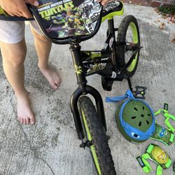 Teenage Mutant Ninja Turtles Boys Bicycle 16 Inch 