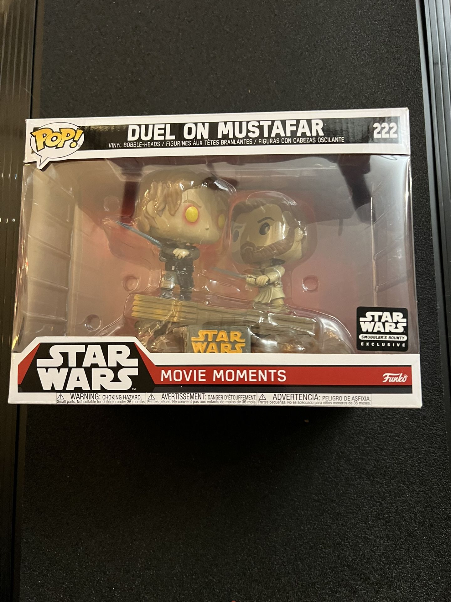 Battle Of Mustafar Pop! Funko Movie Moments 222 RARE