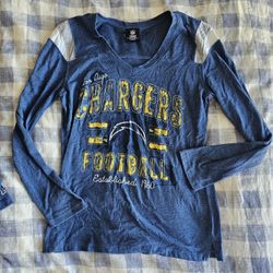 Women's Vintage San Diego Chargers Long Sleeve Shirt size L