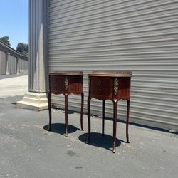Pair Antiques Italian Sides Table
