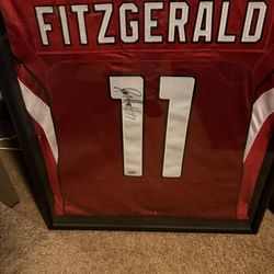 Larry Fitzgerald Autographed Jersey