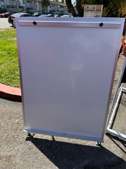 White marker board