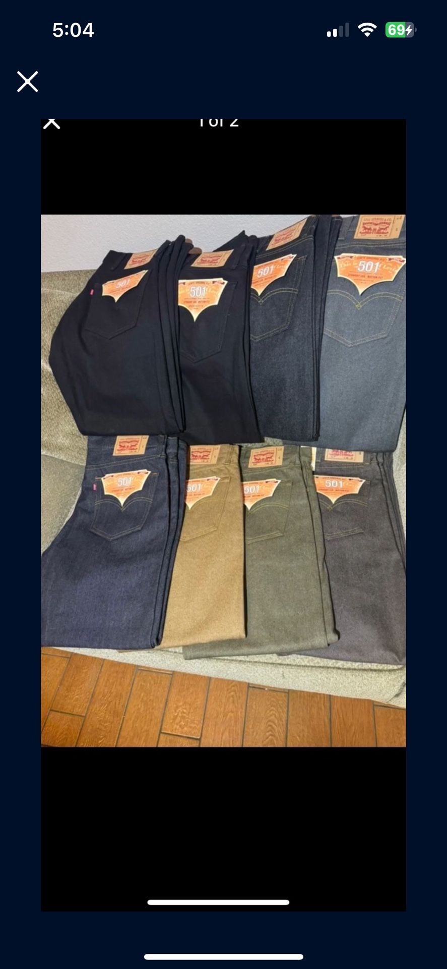 Brand New 501 Levi’s Jeans