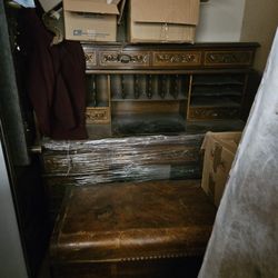 Antique Roll Top Desk 